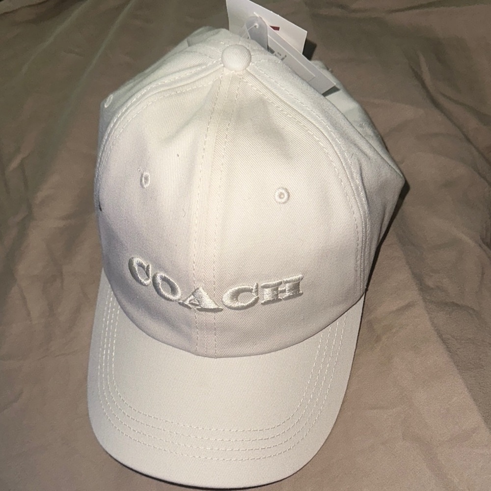 Coach White Baseball Cap